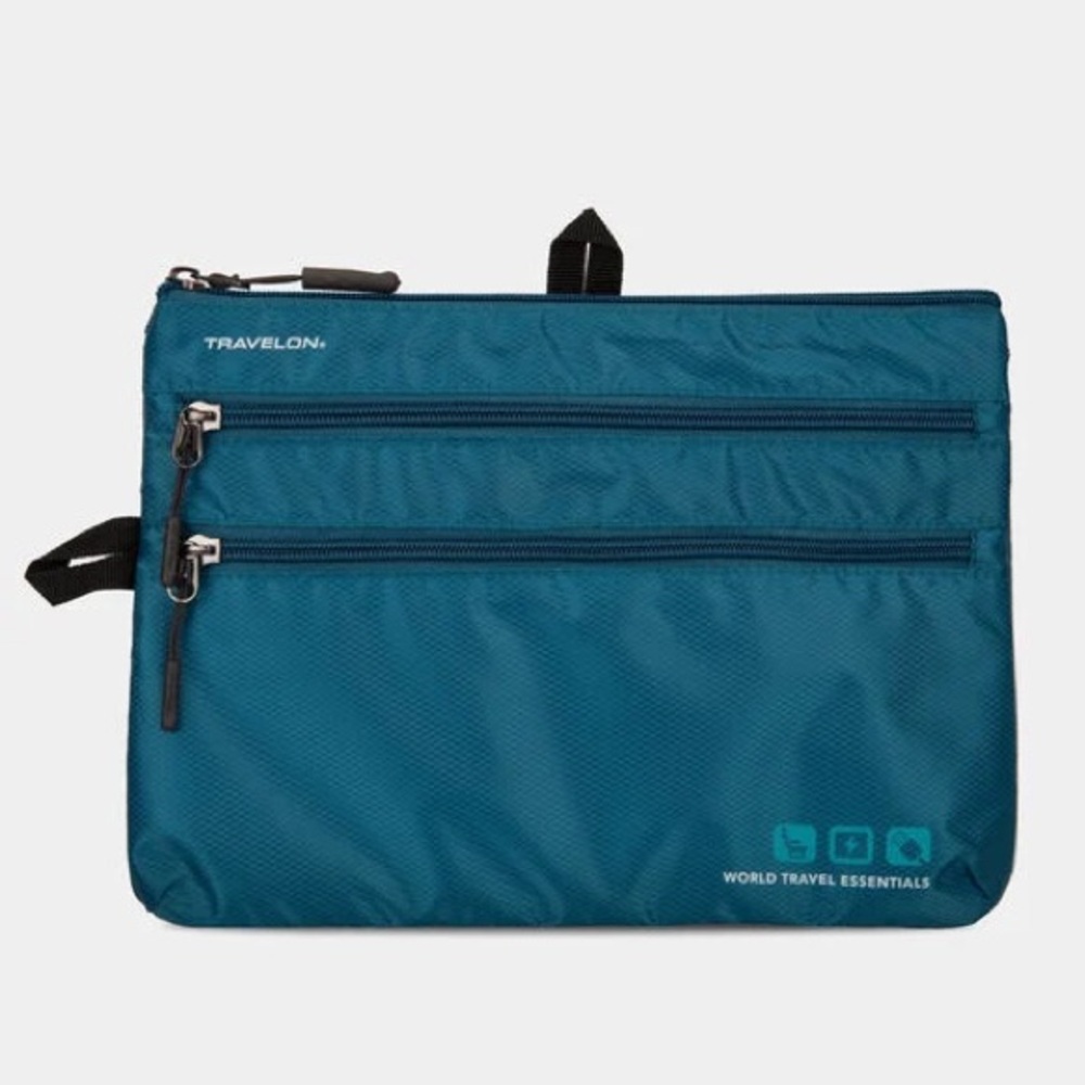 Travelon World Travel Essentials Seat Pack Organizer Travel Seat Pack Teal, bag